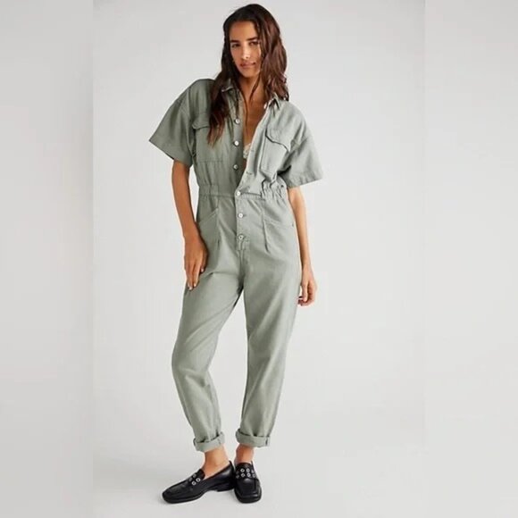 Free People Women’s Marci Jumpsuit. Size M